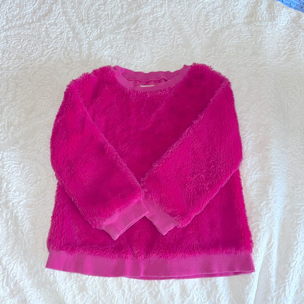 Tucker and Tate fuzzy pink sweater size 4